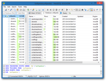 HeidiSQL screenshot
