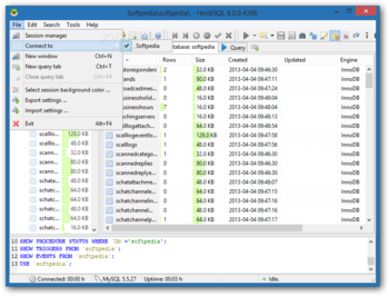 HeidiSQL screenshot 2