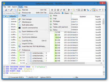 HeidiSQL screenshot 3