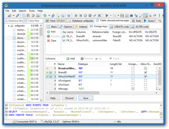 HeidiSQL screenshot 5