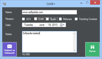 Hekasoft SiteLocker screenshot 2