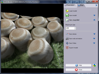 Helicon 3D Viewer screenshot