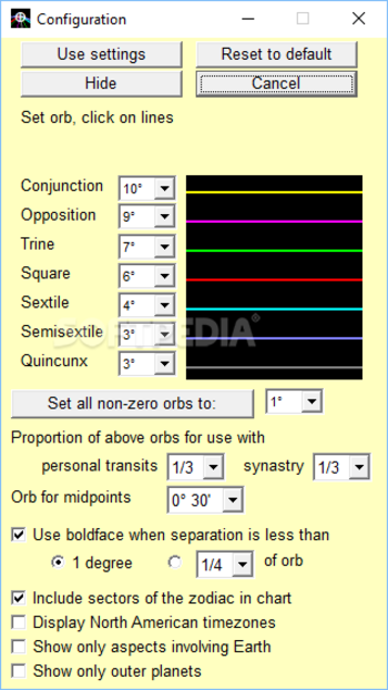 Heliocentric Planetary Aspects and Transits screenshot 7