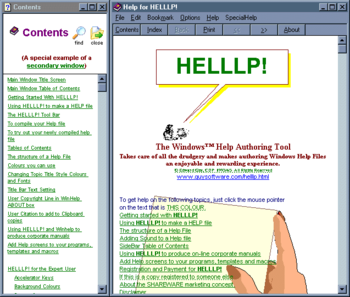 HELLLP! WinHelp Author Tool for WinWord screenshot 2
