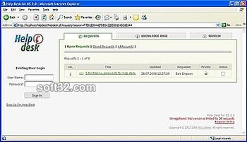 Help Desk for IIS screenshot 2