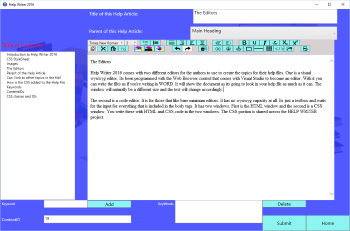 Help Writer 2016 screenshot 2