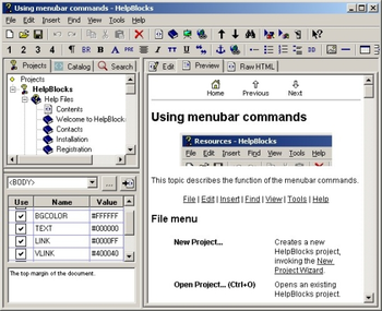 HelpBlocks screenshot