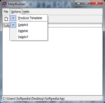 HelpBuilder screenshot 2
