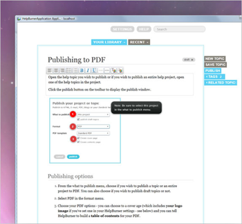 HelpBurner screenshot