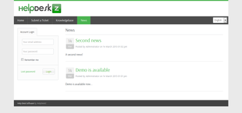 HelpDeskZ screenshot 2