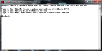 HelpfulMergeFiles screenshot
