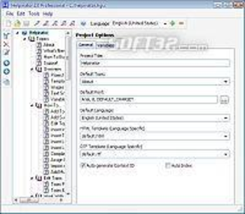 Helpinator Free CHM PDF HTML Help Tool screenshot