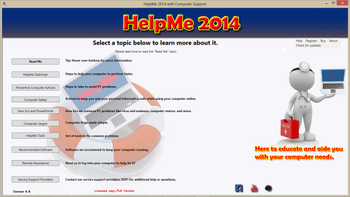 HelpMe 2014 screenshot
