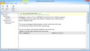 HelpNDoc Personal Edition screenshot 7