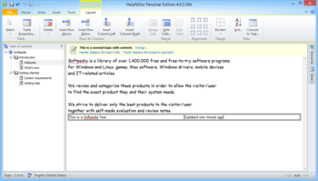 HelpNDoc Personal Edition screenshot 8