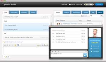 HelpOnClick Live Chat Software screenshot