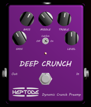 Heptode Virtual Deep Crunch VST Plugin screenshot