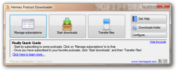 Hermes Podcast Downloader screenshot