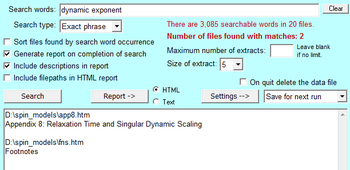 Hermetic MultiFile Search screenshot