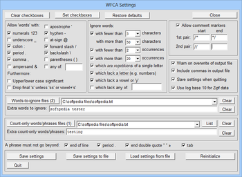 Hermetic Word Frequency Counter Advanced screenshot 5