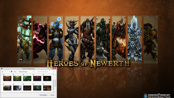 Heroes of Newerth Windows 7 Theme screenshot