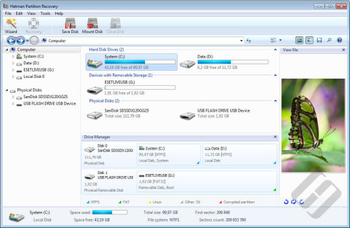 Hetman Partition Recovery screenshot