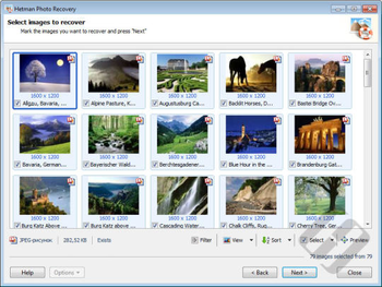 Hetman Photo Recovery screenshot