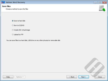 Hetman Word Recovery screenshot