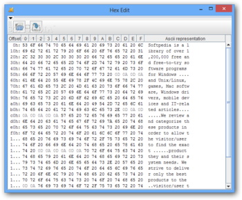 Hex Edit For jEdit screenshot 2