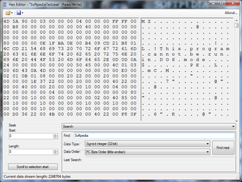 Hex Editor screenshot