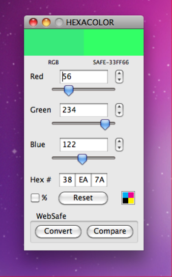 Hexacolor screenshot