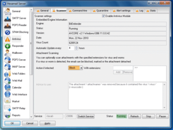 Hexamail POP3 Downloader screenshot 3