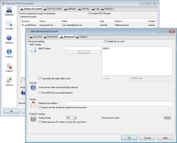 Hexamail POP3 Downloader screenshot 4