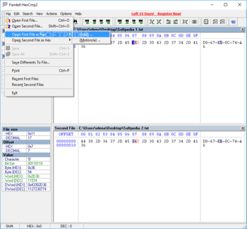 HexCmp screenshot 2