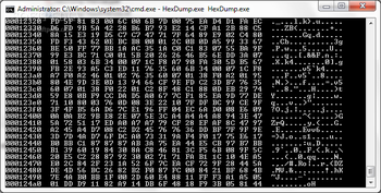 HexDump screenshot