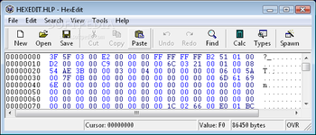 HexEdit screenshot