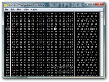 HexEdit screenshot