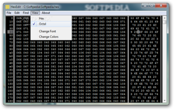 HexEdit screenshot 3
