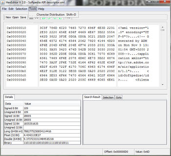 HexEditor screenshot 2