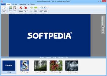 Hexonic ImageToPDF screenshot