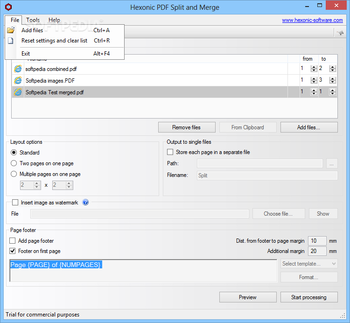 Hexonic PDF Split and Merge screenshot 2