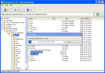 HFSExplorer screenshot