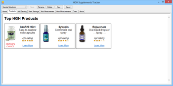 HGH Supplements Tracker screenshot 2