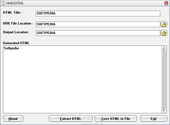 HHK2HTML screenshot