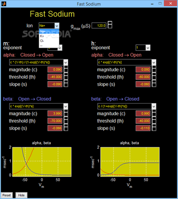 HHsim Hodgkin-Huxley Simulator screenshot 5