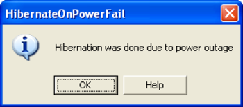 HibernateOnPowerFail screenshot