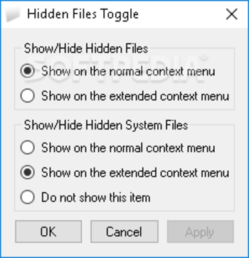 Hidden Files Toggle screenshot 2