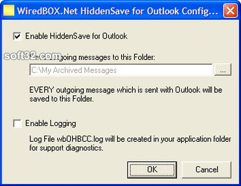 HiddenSave for Outlook screenshot 2