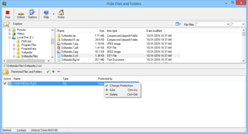 Hide Files & Folders screenshot