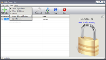 Hide Folders screenshot 4
